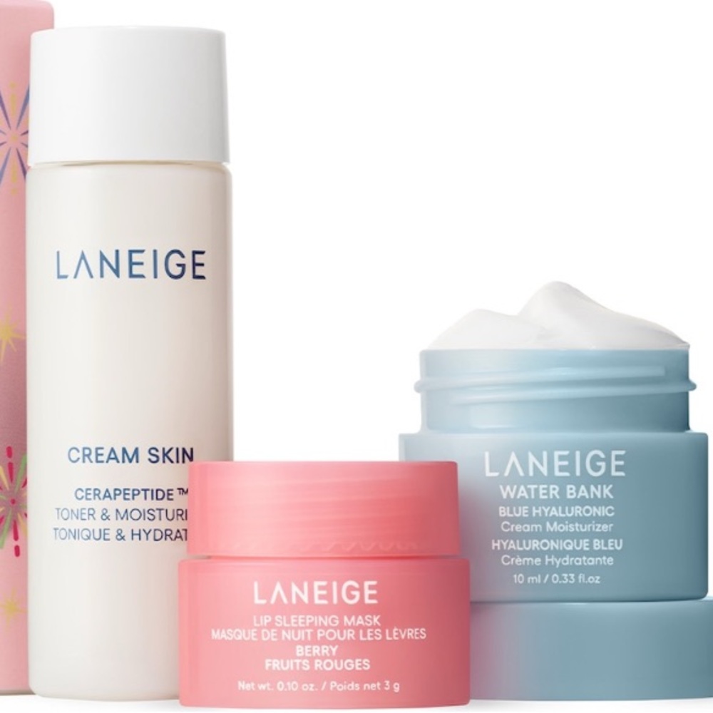 LANEIGE Skincare Hydration Trio with Blue and White Packaging - Picture 5 of 5